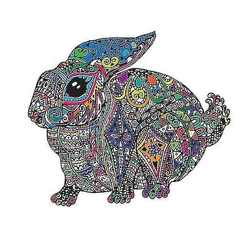 Universal Fleur Lapin Puzzle Puzzle Jeu et Adulte