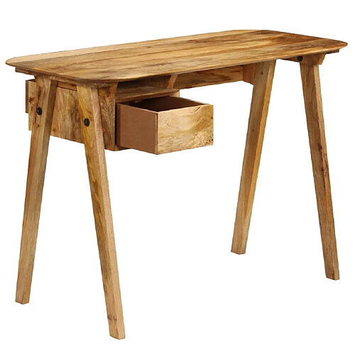 Maison Chic Bureau,Table de travail pour chambre 110 x 50 x 76 cm Bois de manguier massif -GKD25095