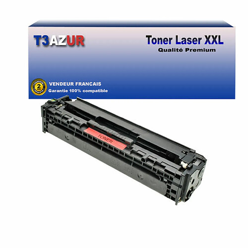 T3AZUR - Toner compatible avec Canon 718 pour Canon MF-8380CDW, MF-8500, MF-8540CDN Magenta - 2 800p