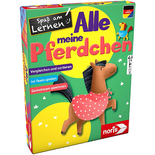 Noris 606071865 - Jeu éducatif - Tous Mes Chevaux - Jeu coopératif avec caractère éducatif - À partir de 5 Ans.