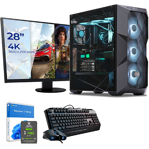 Sedatech Pack PC Gamer Pro • Intel i7-14700KF • RTX4090 • 32 Go DDR5 • 2To SSD M.2 • Windows 11 • Moniteur 28"