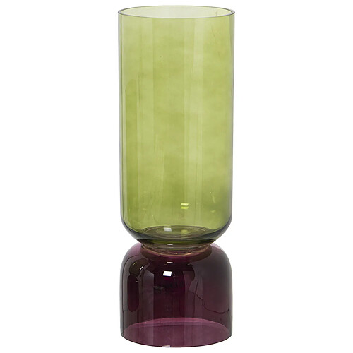 Vase Alexandra House Living Vert Verre 11 x 11 x 32 cm