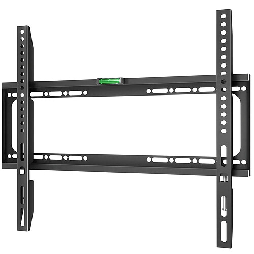 Onkron Support TV Mural Fixe pour 26 - 55 Pouces TVs & Écrans, Accroche Television Mural Poids de 45 kg - Fixation Murale TV avec VESA 75x75 - VESA 400x400 mm/Support Mural TV Universel FME-44B Noir