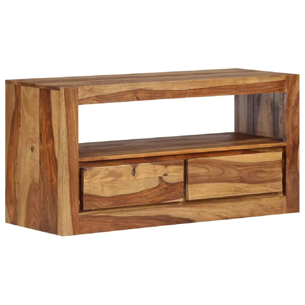 Maison Chic Meuble TV scandinave - Banc TV pour salon Bois massif de Sesham 80 x 30 x 40 cm -MN62257