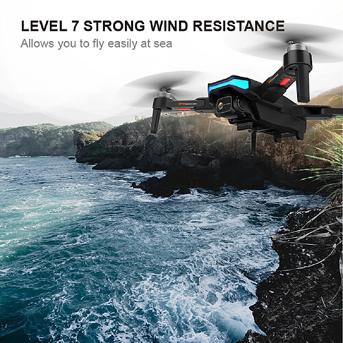 Universal F188 1km Caméra longue distance Drone 6K GPS Professionnel 5G WiFi FPV Brushless Professionnel Pliable RC DRON Quadcopter | RC Helicopter(Le noir)