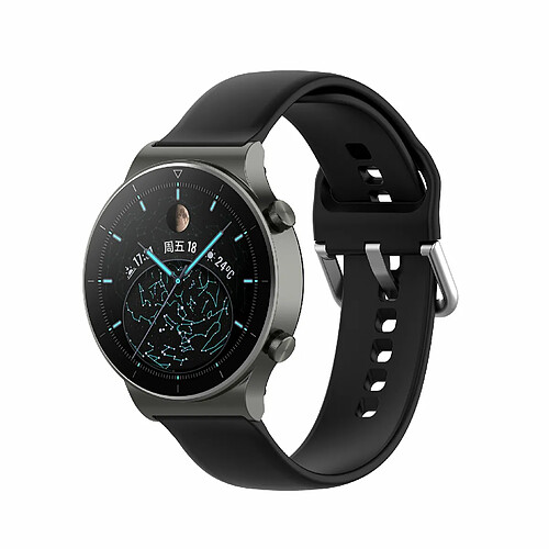 Bracelet SmoothSilicone Avec Boucle Phonecare pour Xiaomi Watch 2 Pro - Noir