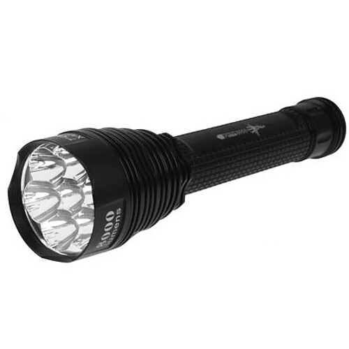 Wewoo Lampe de poche torche 5 Mode Cree XM-L T6 LED de poche, Flux lumineux: 8000lm, Longueur: 24.5 / 30.5cm