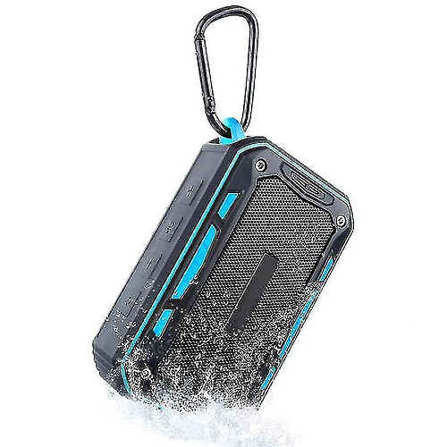 Universal YYH-Blue portable imperméable Bluetooth haut-haut-parleur USB Support AUX TF Radio Subwoofer