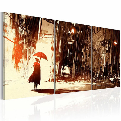 Paris Prix Tableau Imprimé City in the Rain 60 x 120 cm