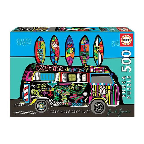 Educa Borras EDUCA - Puzzle - 500 California Dreaming