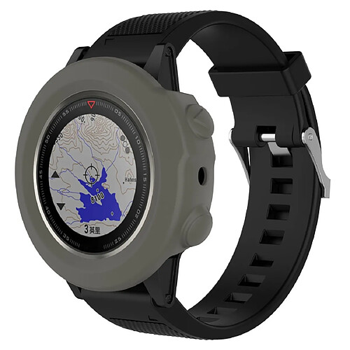 Wewoo Boîtier de montre Étui de protection en silicone Smart Watchhôte non inclus pour Garmin Fenix 5X Gris