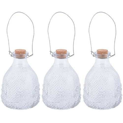 Esschert Design Attrape guêpes en verre chiné (Lot de 3).