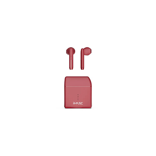 R-MUSIC - Ecouteurs Sans Fil Bluetooth MIRA pour "SAMSUNG Galaxy M12" (ROUGE)