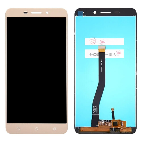 Wewoo Pour Asus ZenFone 3 Laser or ZC551KL LCD écran + tactile Digitizer Assemblée pièce détachée