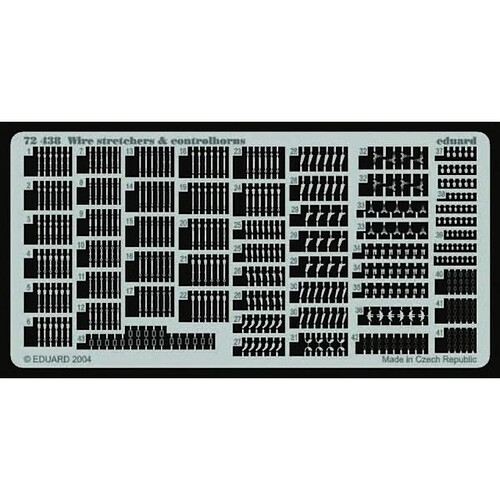 Wire Stretchers & Controlhorns - 1:72e - Eduard Accessories