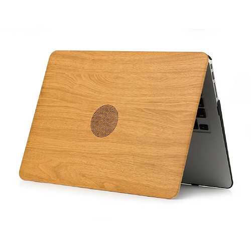 Etui en PU revêtue de bois couleur marron pour votre Macbook Pro 13.3