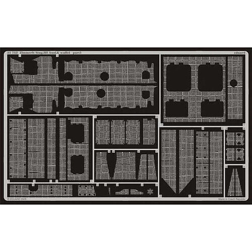 Zimmerit Stug. III Ausf. G waffel - 1:35e - Eduard Accessories