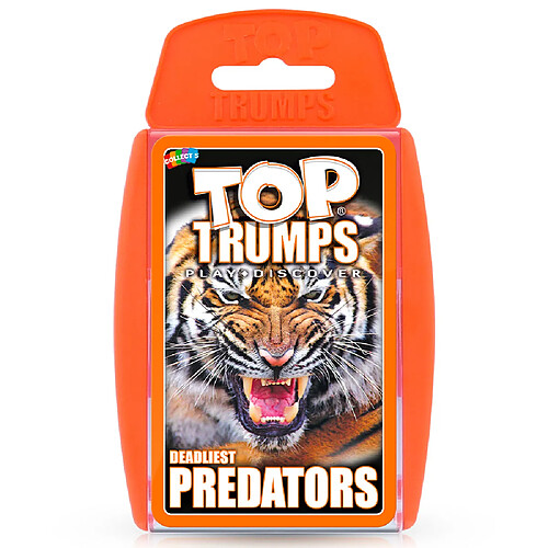 Winning Moves TOP TRUMPS - Predators (2021 Rebrand) Card Game [ENG]