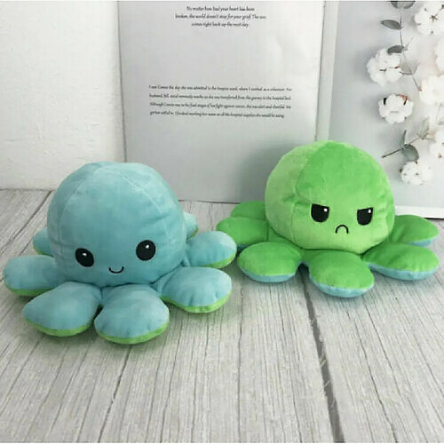 Universal La pieuvre en peluche est réversible et mignonne. Jouets doux d'humeur. Cadeaux.()