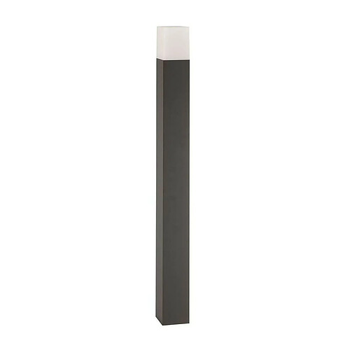 NOVA LUCE potelet Lumineuse e STICK Gris Foncé & Blanc E27 16 W H80