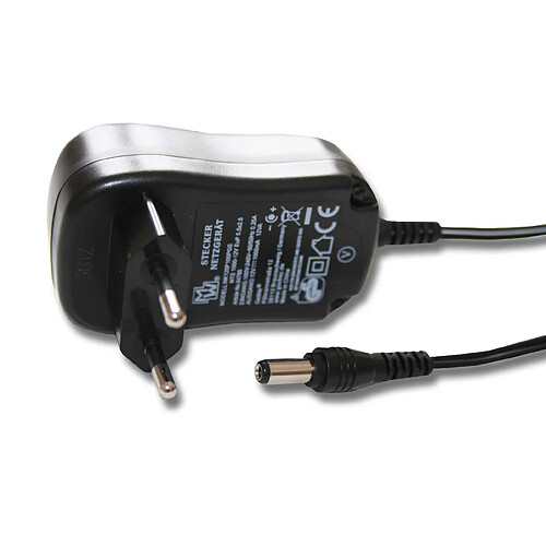 vhbw 220 V Chargeur, Alimentation, Câble avec connecteur rond pour AVM Fritz!Box WLAN 7112, 7113, 7140, 7141, 7170, 7170 V2.0, 7320