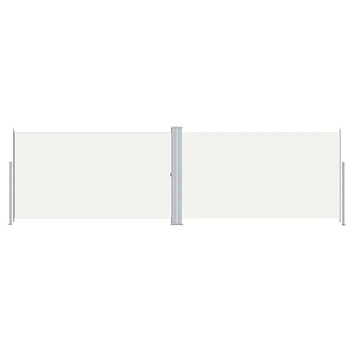 Maison Chic Auvent latéral rétractable de balcon | Store extérieur | Auvent solaire Crème 180x600 cm -GKD40392