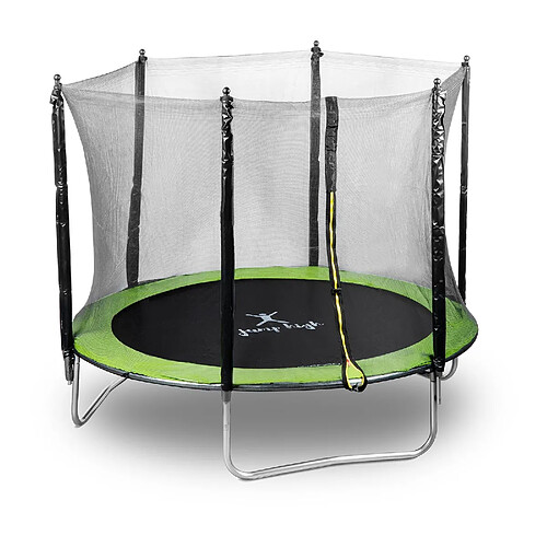 Helloshop26 Trampoline de jardin - diamètre 244 cm - 100 kg - filet 14_0008024