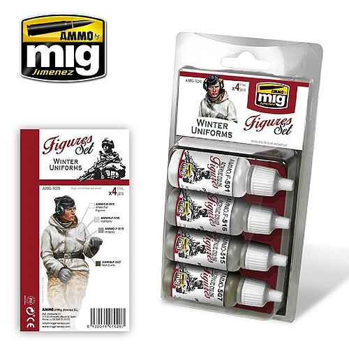 Mig Jimenez Ammo Peintures Winter Uniforms