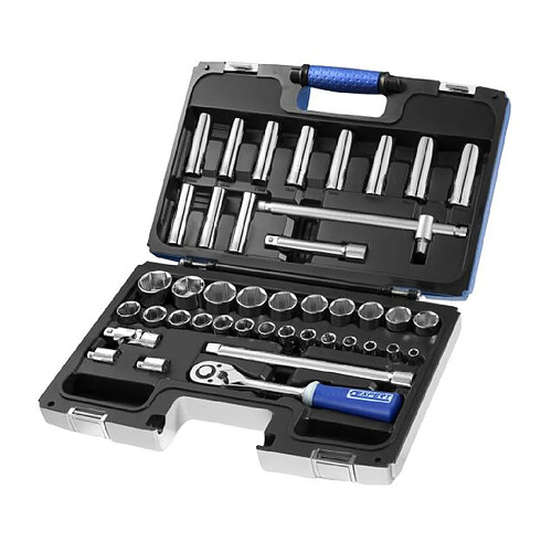 Stanley Expert by Facom - Coffret de douilles et accessoires 1/2"" métriques 42 pièces - E032908