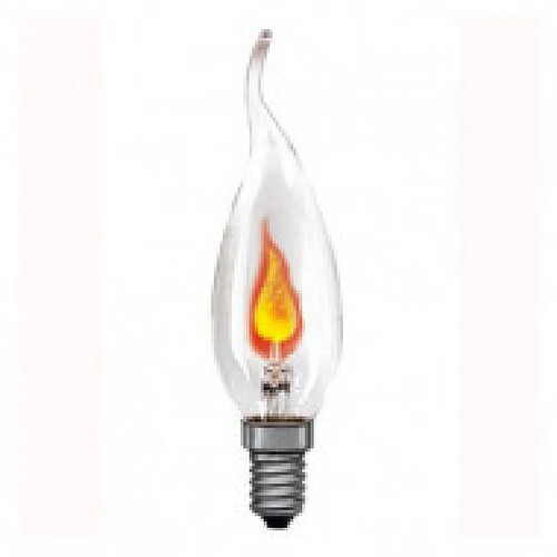 Paulmann Ampoule Flamme Scintillante Coup de Vent 3W culot E14 claire