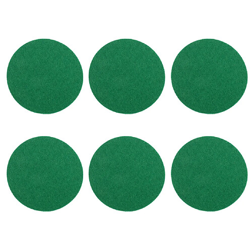 6 pièces air hockey table feutres poussoirs feutres de rechange tapis vert m