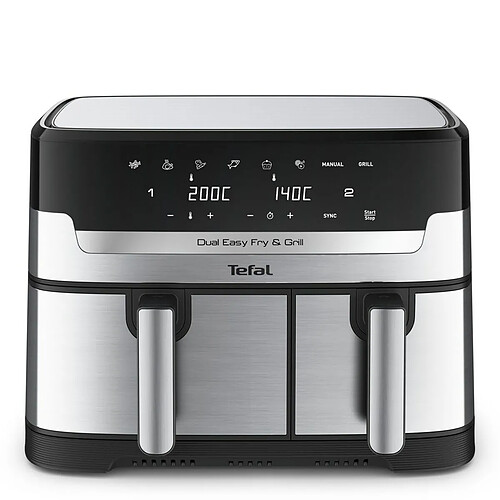 Friteuse à Air Tefal EY905D10 2700 W 8,3 L Noir Acier