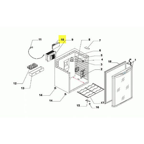 Climadiff PLATINE ELECTRONIQUE REP-12