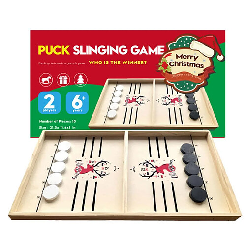 Universal Table hockey sur glace rebondissant échecs léger beau jeu de table jouets pour enfants adultes fête de Noël jeux jouets | Jeux de stratégie