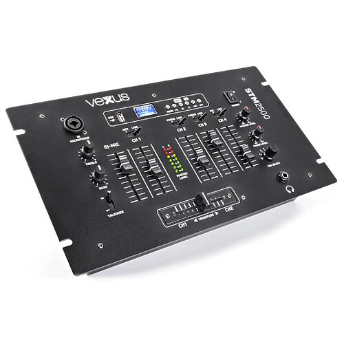 Vexus STM2500 Table de mixage 5 canaux Bluetooth USB MP3 EQ Phono Vexus