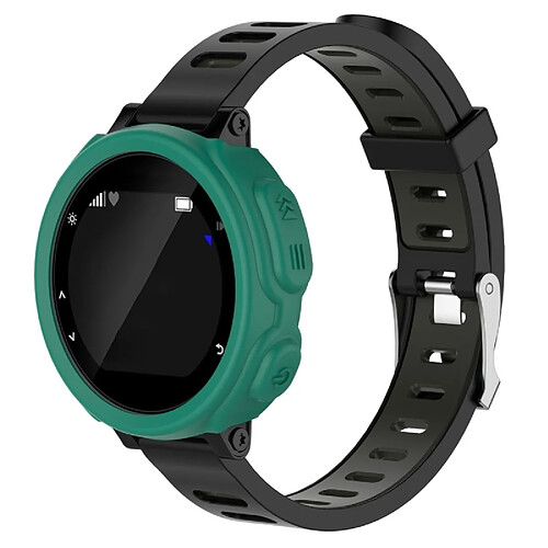 Wewoo Protection écran Étui de en silicone de montre de couleur solide pour Garmin F235 / F750 vert menthe