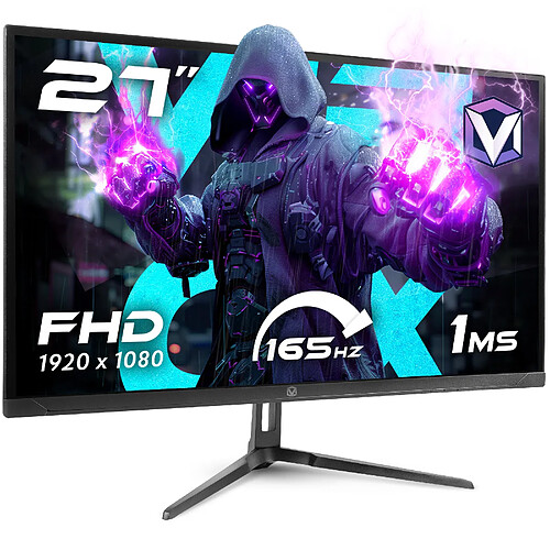 Vibox V27FHD165 Écran PC Gamer - 27 Pouces, Résolution FHD 1080p, 165Hz, 1ms, Adaptive Sync, Dalle VA, HDMI & DisplayPort