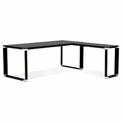 Paris Prix Bureau d'Angle Design Hovik 200cm Noir