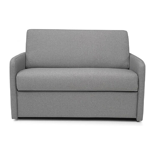 Vente-Unique Fauteuil convertible express en tissu gris clair - Couchage 70cm - NADOA