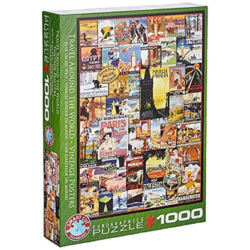 Eurographics Travel The World Vintage Ads Puzzle (1000 piAces)