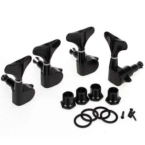 Tuners Mécaniques Tuning Pegs Basse 4R Noir