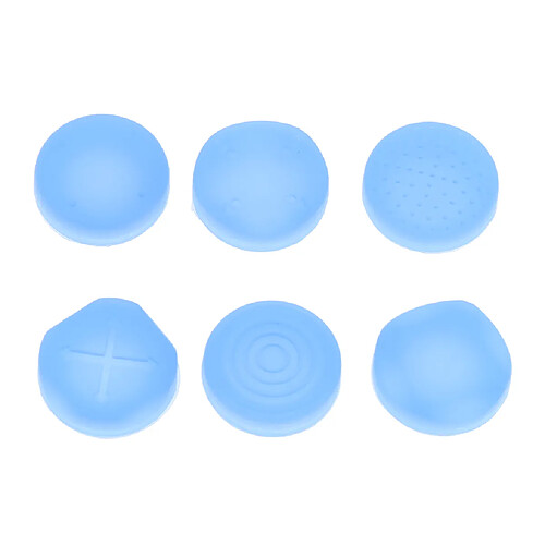 6Pack Poignées Pouces En Silicone Manette Antidérapante Pour Manette Playstation PS Vita PSV1000 2000 Bleu