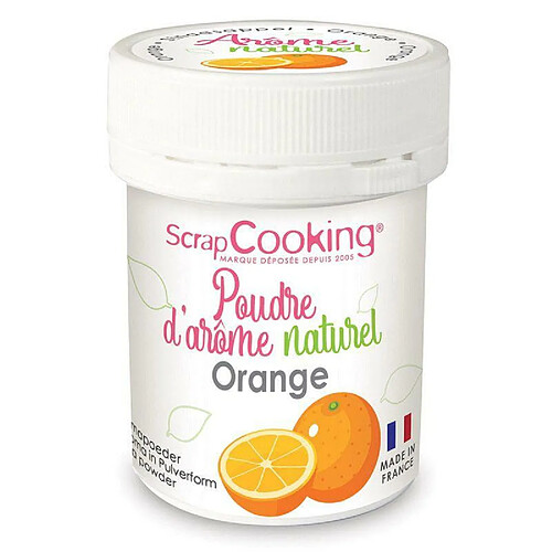 Scrapcooking Arôme alimentaire naturel en poudre 15 g - orange