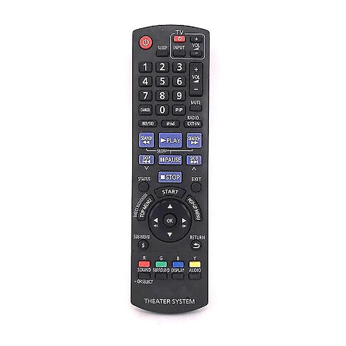 Universal L'postuler à N2QAKB000092 est télécommandé pour le système de théâtre Panasonic SC-BT228.