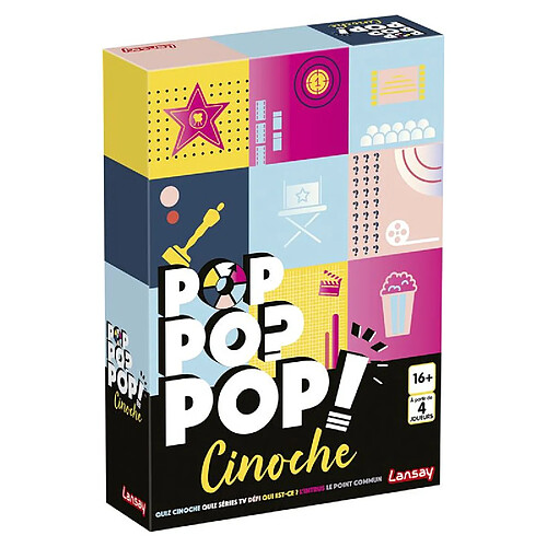 Jeu de culture générale Lansay Pop Pop Pop Cinoche