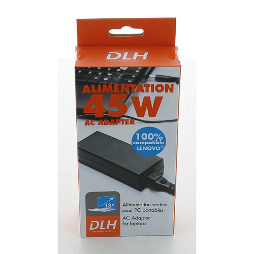 DLH Energy Alimentation secteur 45W universelle (sauf USB-C) DY-AI3142 pour Ordinateur portable LENOVO