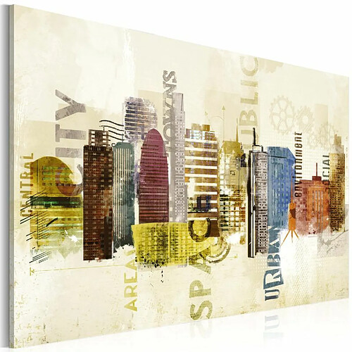 Paris Prix Tableau Imprimé Urban Design 80 x 120 cm