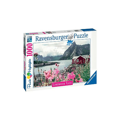 Puzzle 1000 pièces Ravensburger Reine Lofoten Norvège