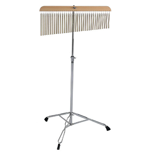 XDrum Chimes Carillon sur support en bois naturel et trépied chromé renforcé