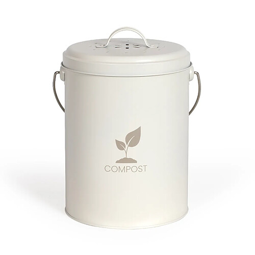 Seau à compost de cuisine 6 l - mes154c - LIVOO